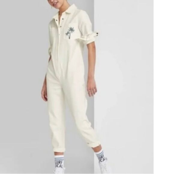 ASCOT OF HART Pants - WOMENS ASCOT OF HART PALM TREE JUMPSUIT SIZE MEDIUM